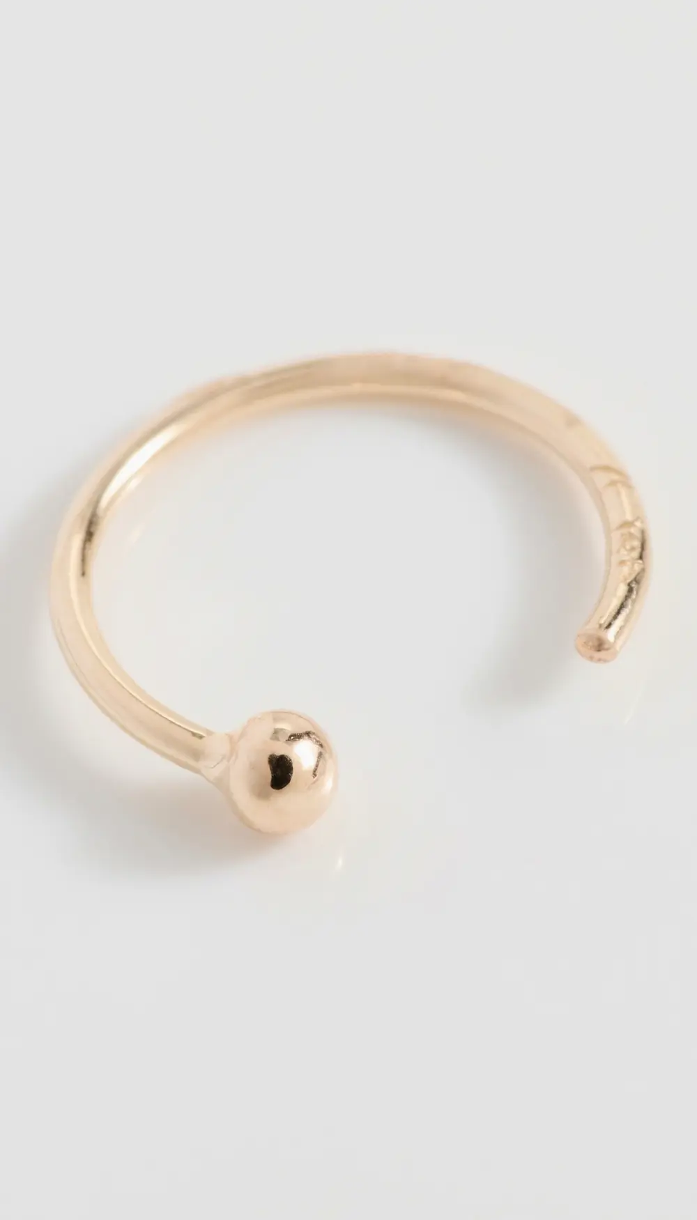 Zoe Chicco 14k Gold Ball Huggie Hoop Single Earring