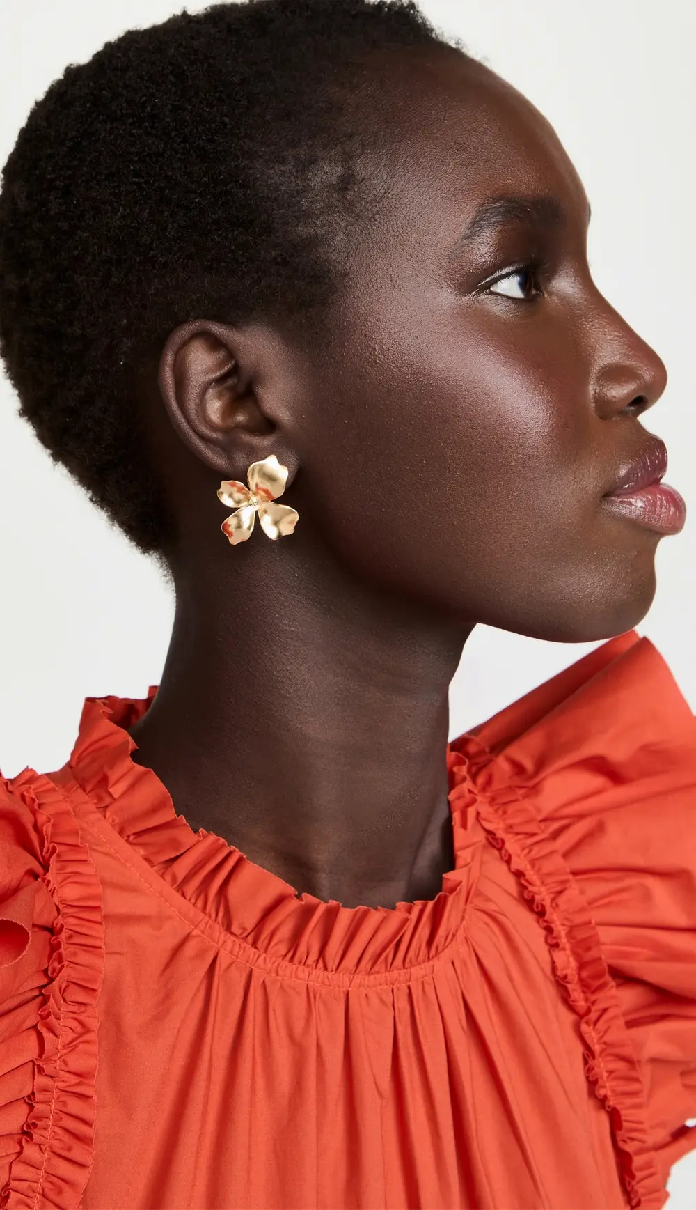 SHASHI Gold Fiorina Earrings