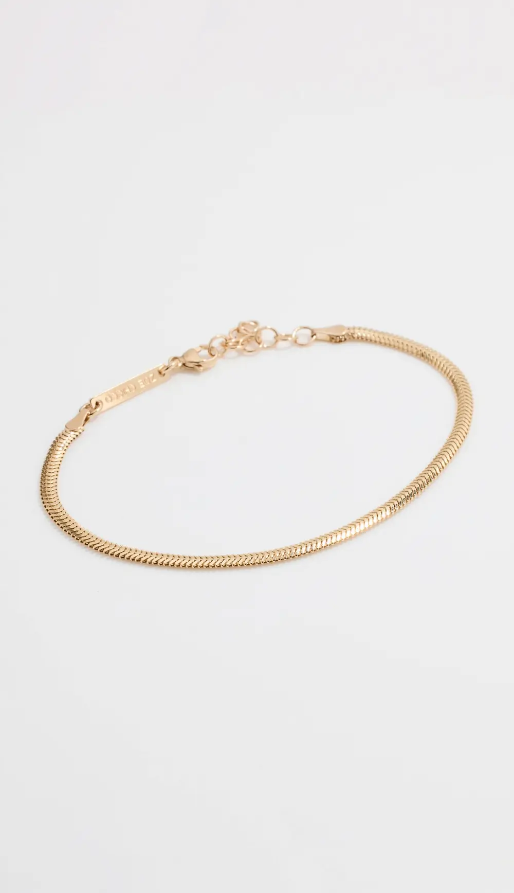 Zoe Chicco 14k Small Oval Snake Bracelet