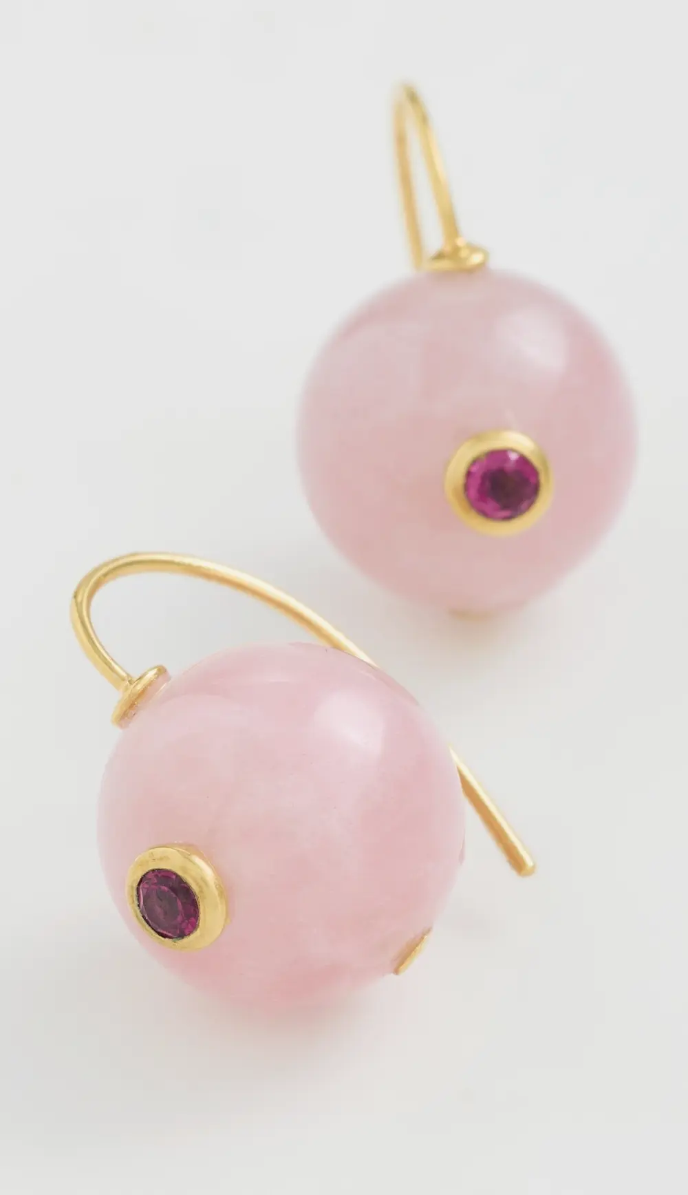 Lizzie Fortunato Comet Earrings In Madagascar Rose