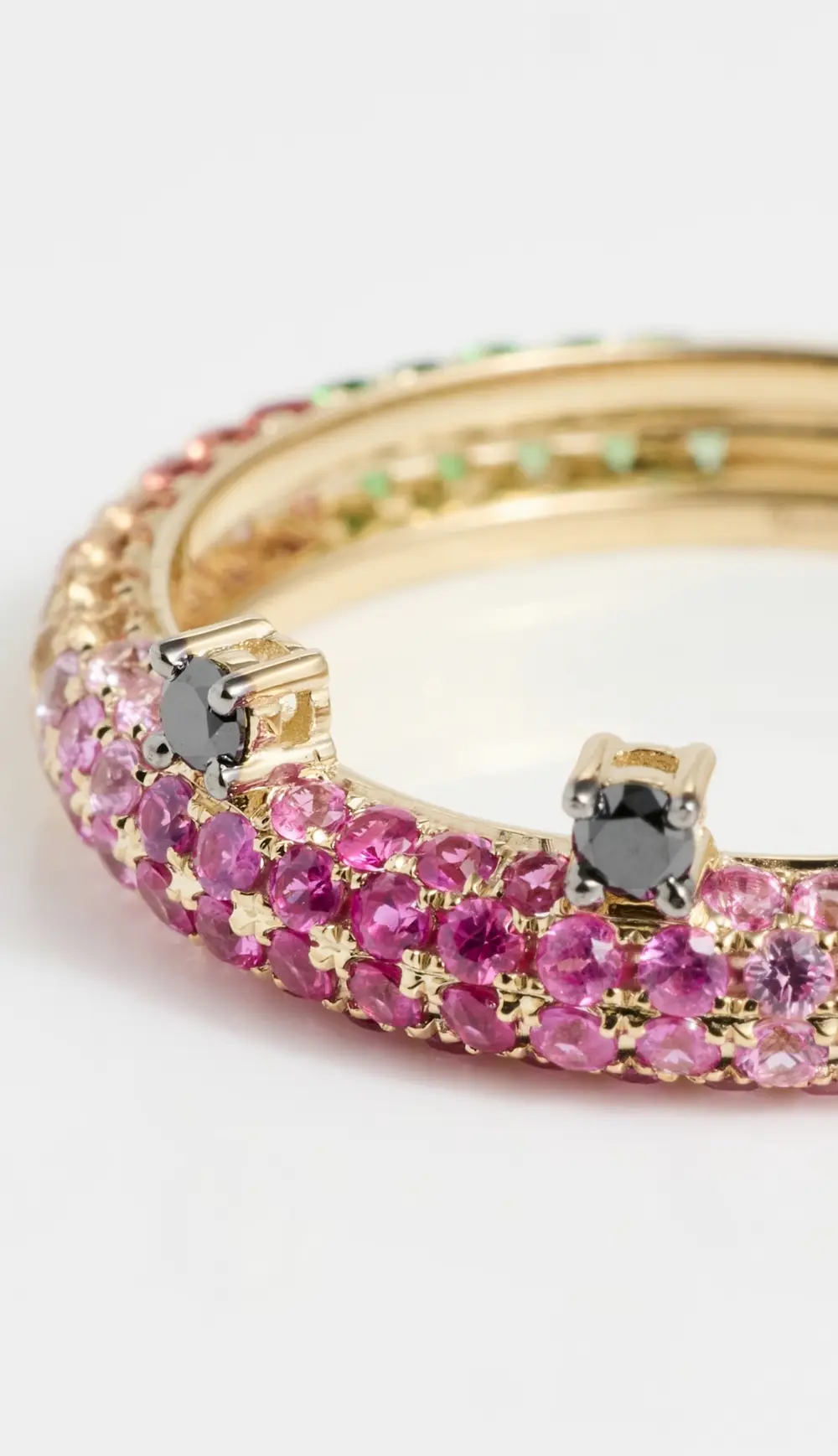 Yvonne Leon Alliance Crapaud Rainbow Jaune Ring