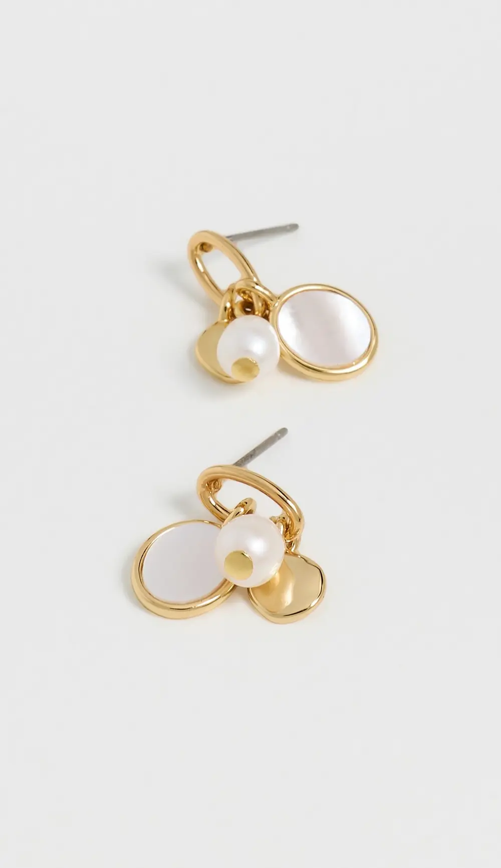 Madewell Freshwater Pearl Cluster Drop Earrings