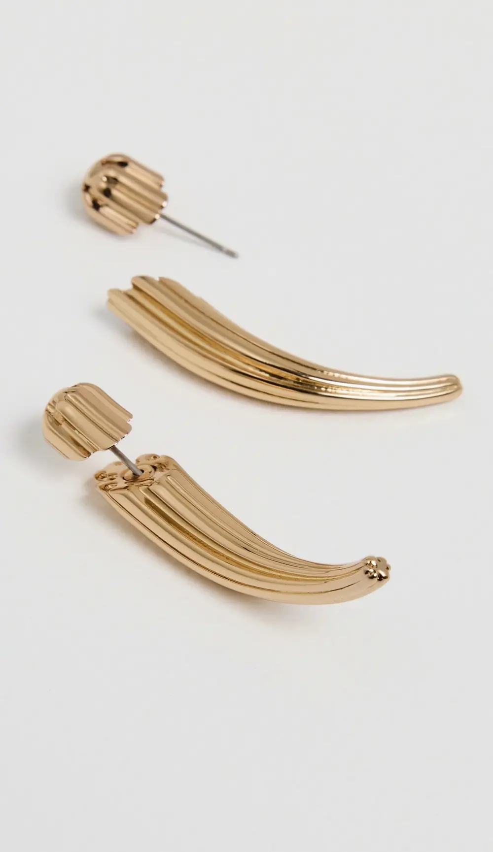 Tory Burch Pierced Front-Back Earrings