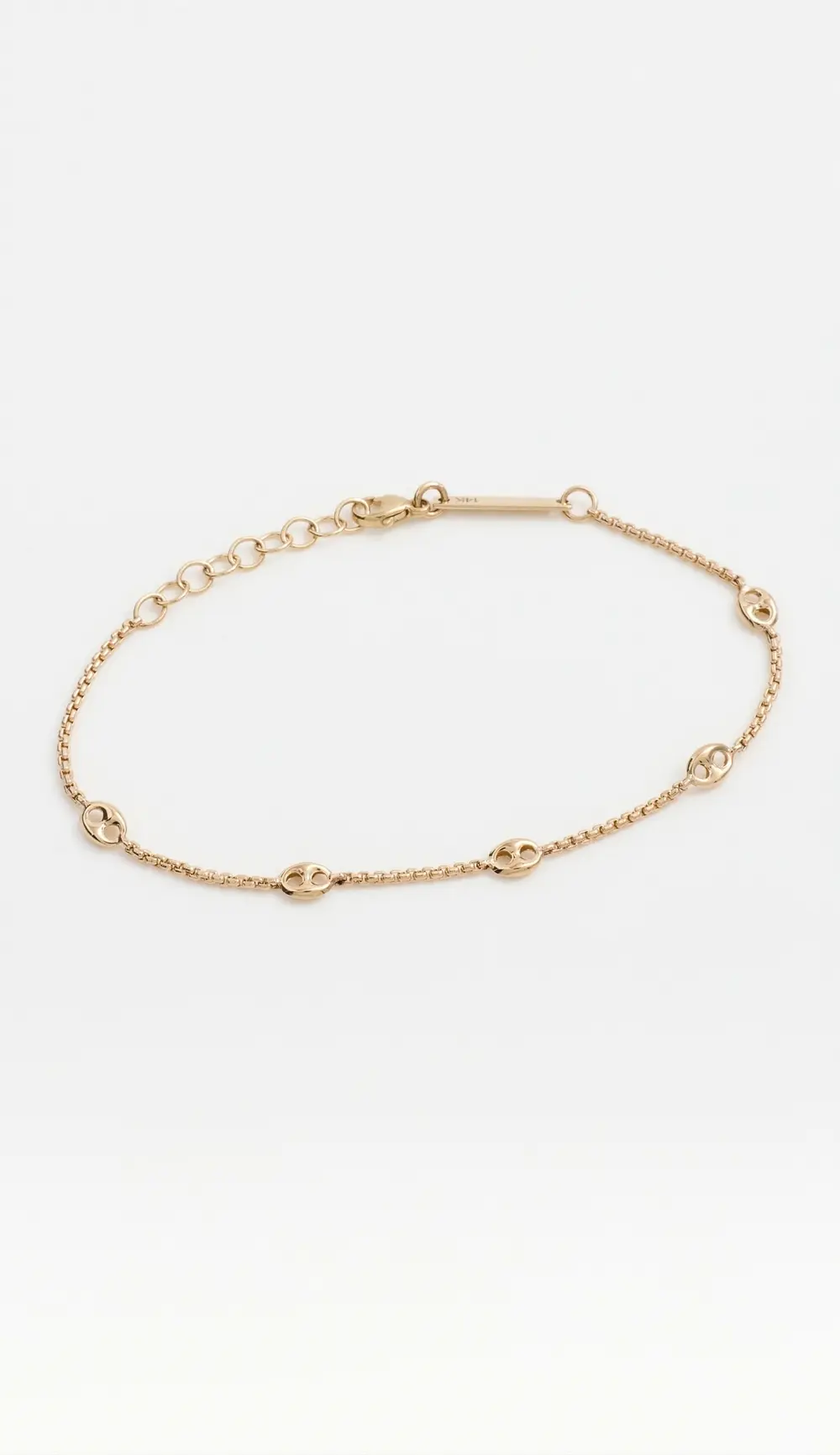 Zoe Chicco 14k Gold Mariner Box Chain Bracelet
