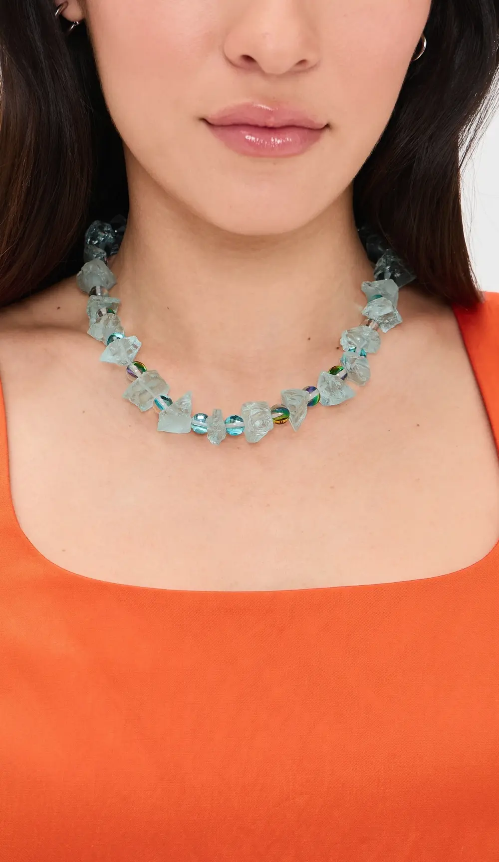 Ian Charms Iced Out Necklace