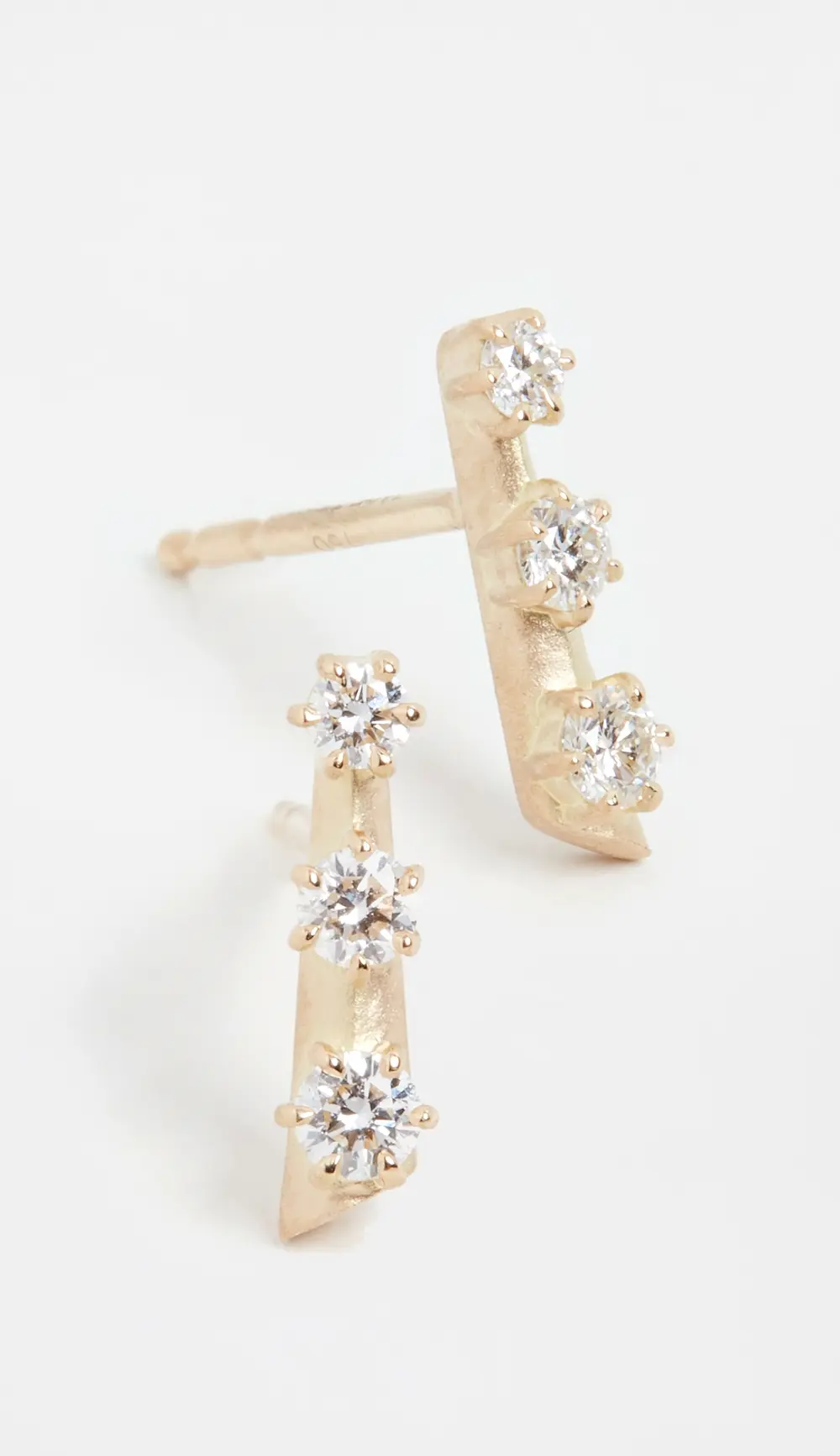 Jade Trau 18k Kismet Bar Studs