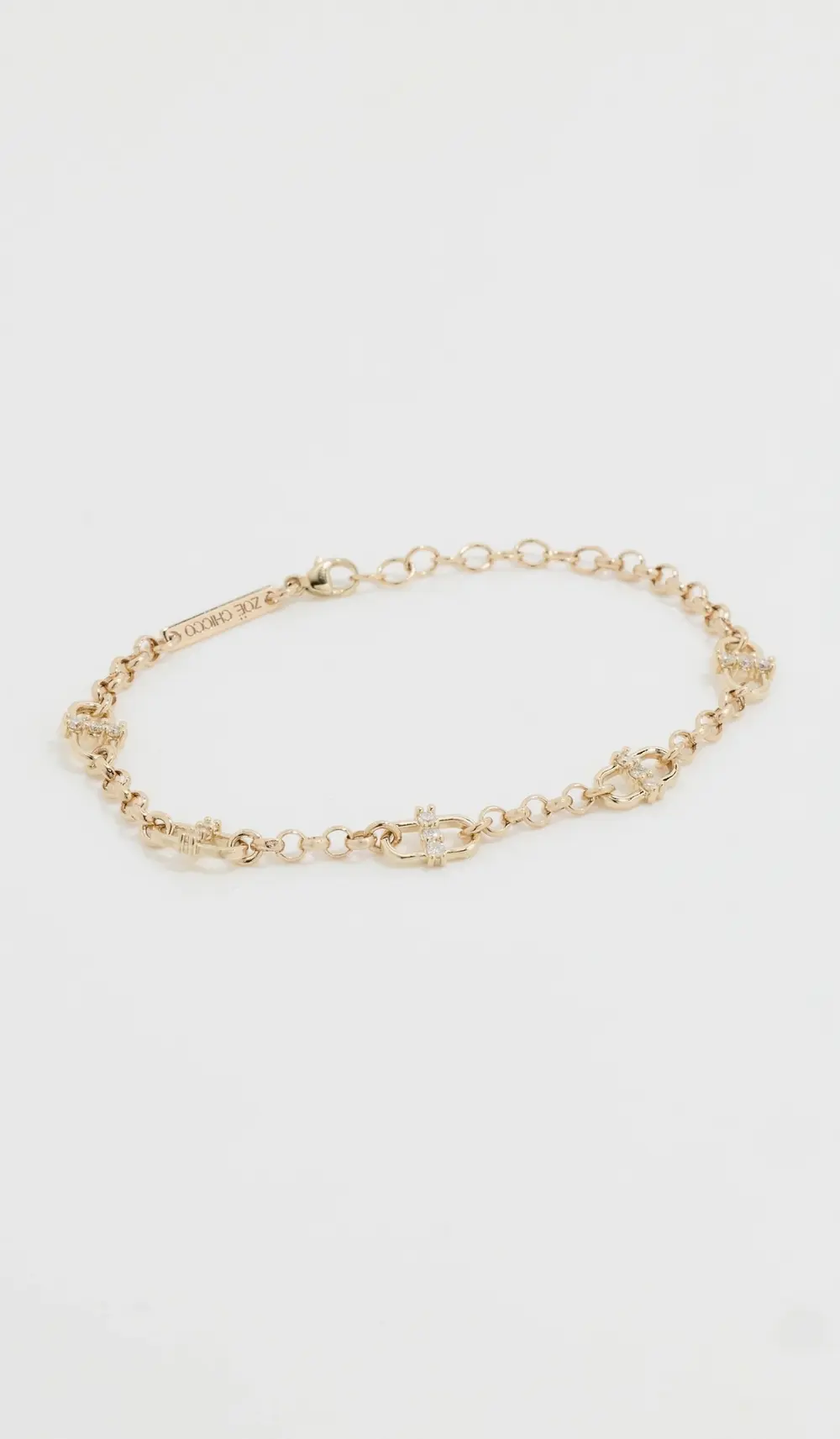 Zoe Chicco 14k Gold Medium Rolo Bracelet