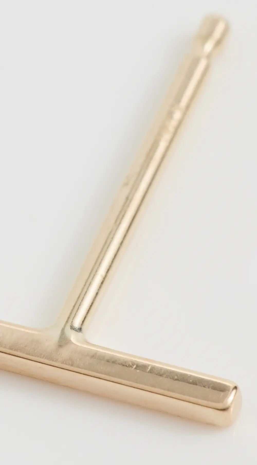 Zoe Chicco 14k Gold Thin Bar Single Stud Earring