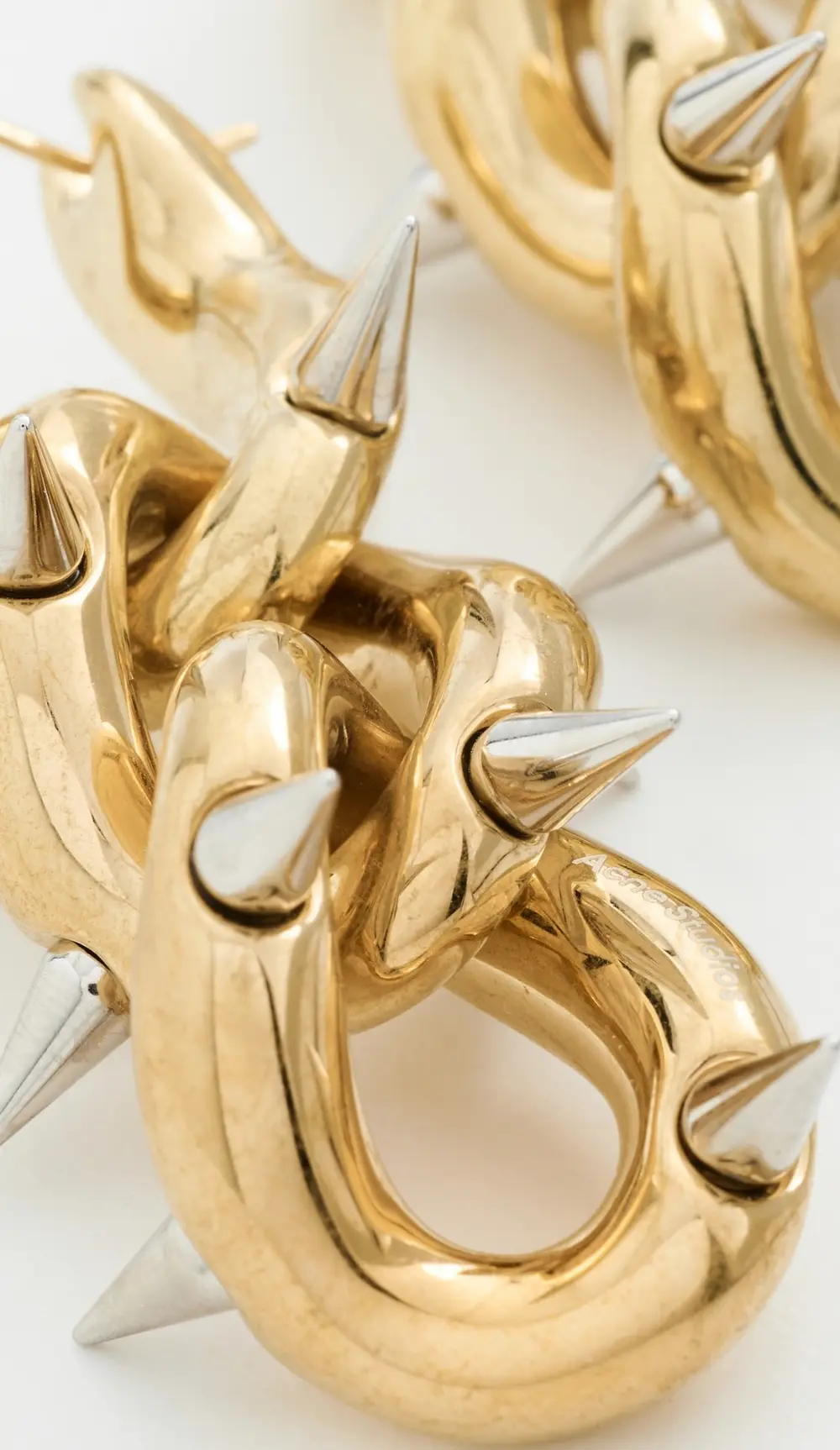 Acne Studios Chunky Chain Earrings