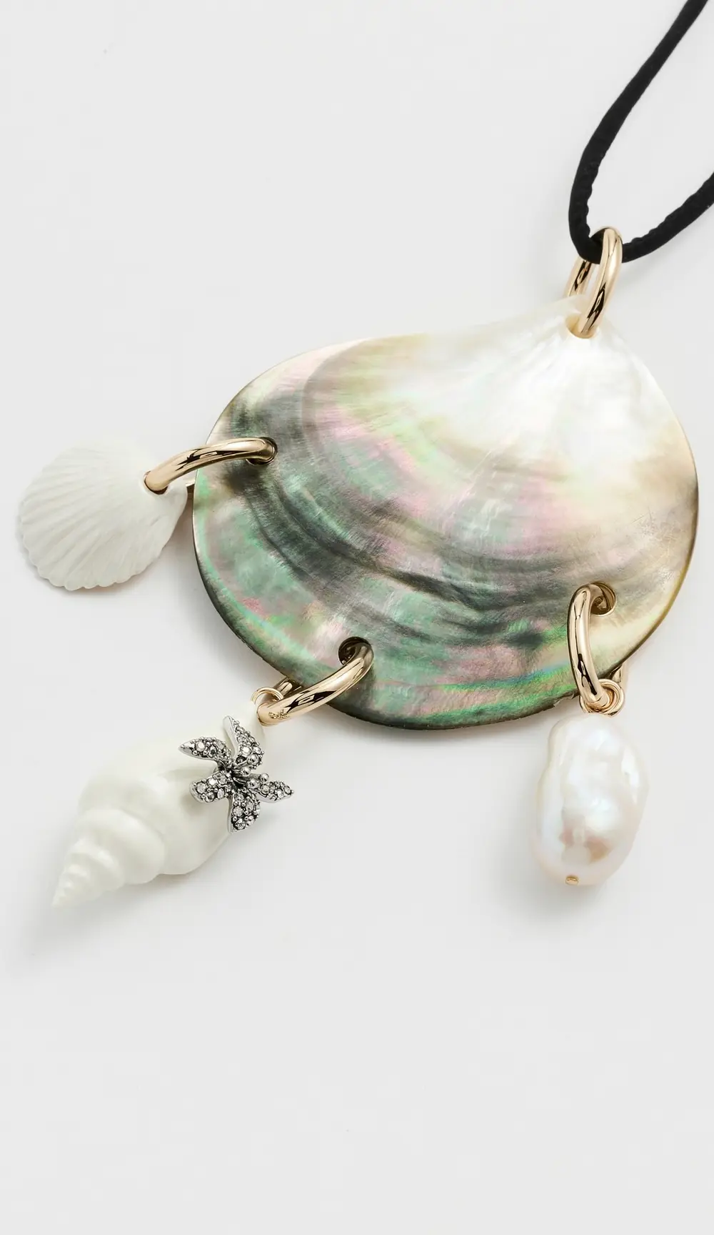 Tory Burch Shell Pendant Necklace