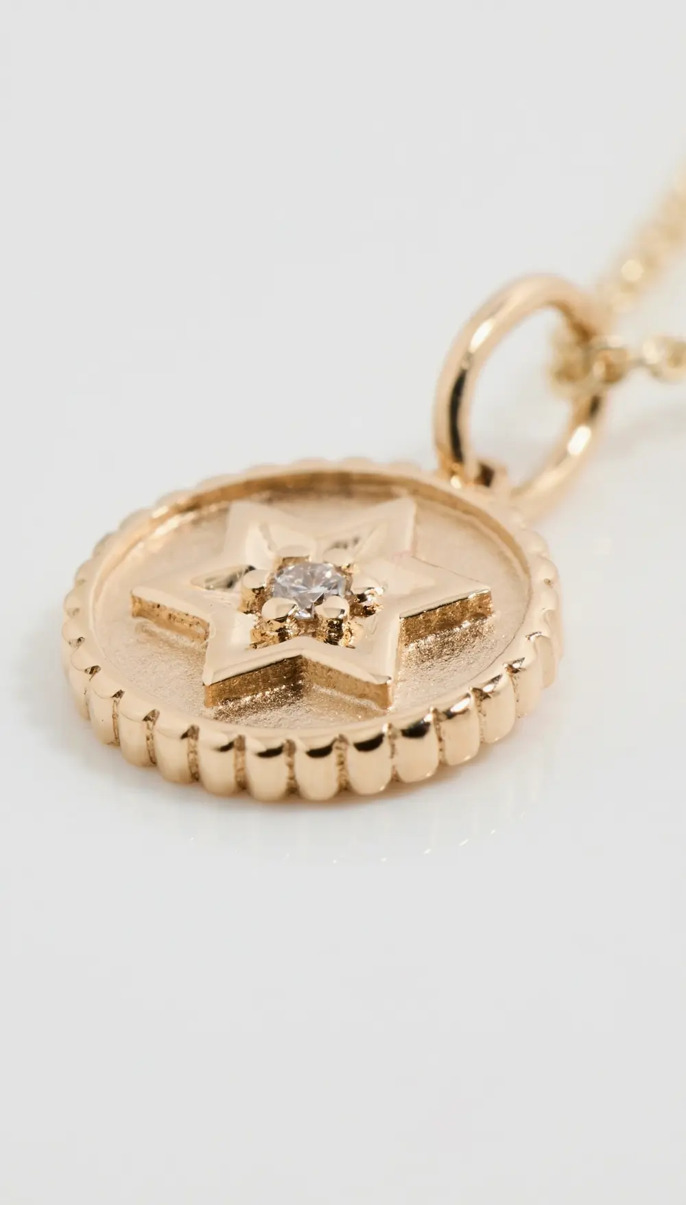 Sydney Evan 14k Baby Star of David Charm Necklace