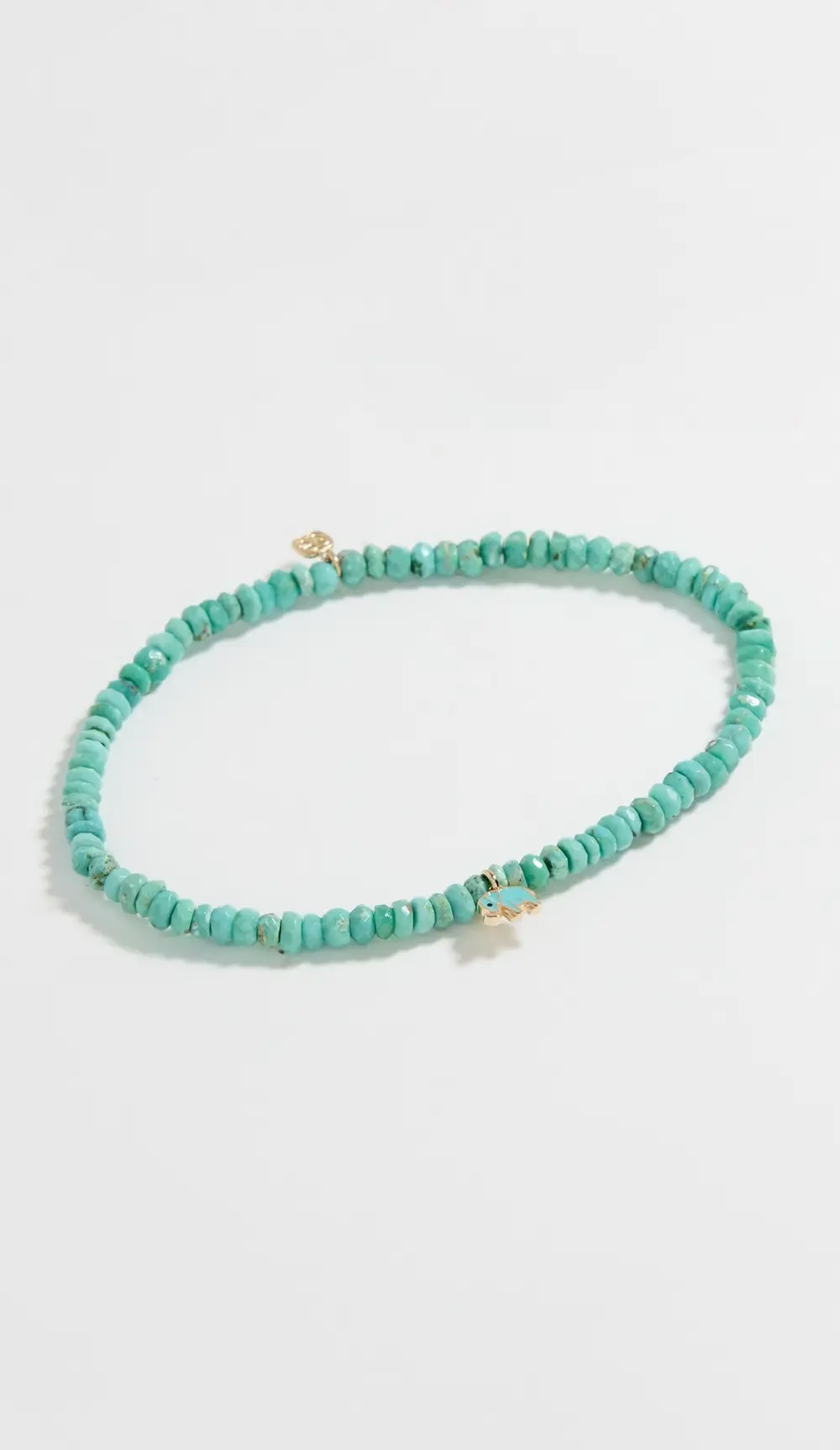 Sydney Evan Mini Enamel Elephant Charm Bracelet