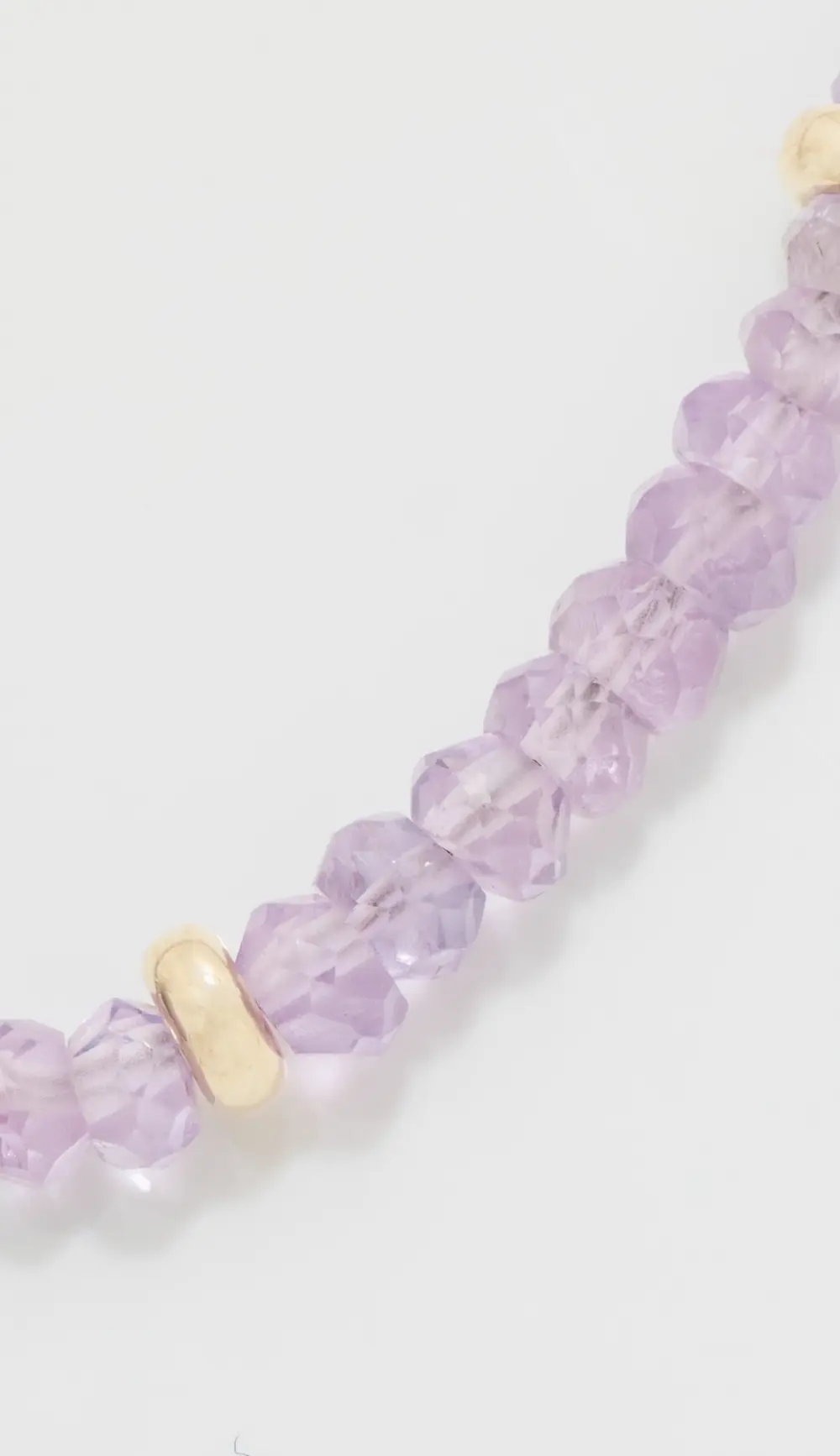EF Collection 14k Amethyst Birthstone Bead Necklace