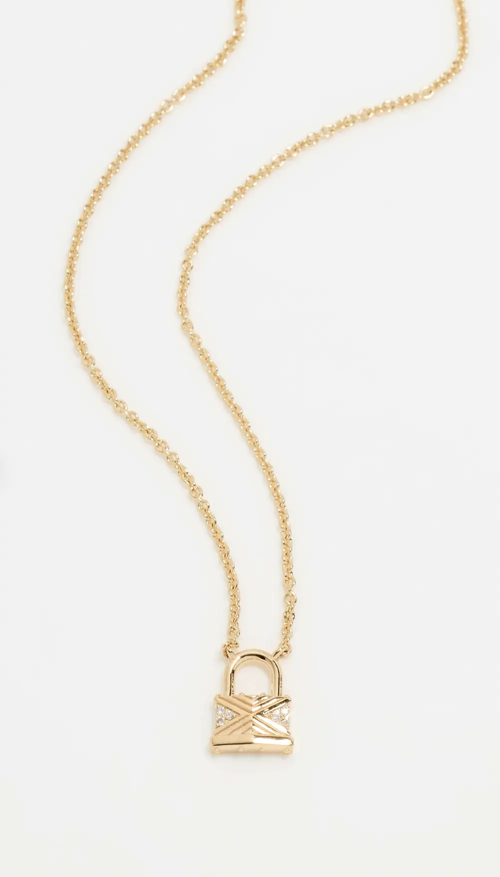 Harwell Godfrey Tiny Lock Pendant Necklace