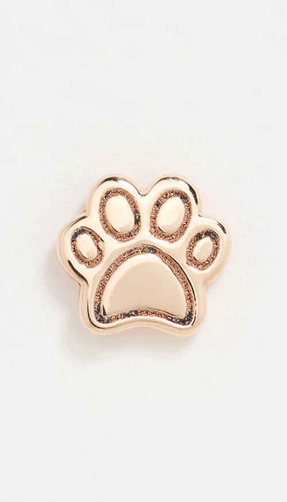 Zoe Chicco 14k Single Itty Bitty Dog Paw Stud Earring
