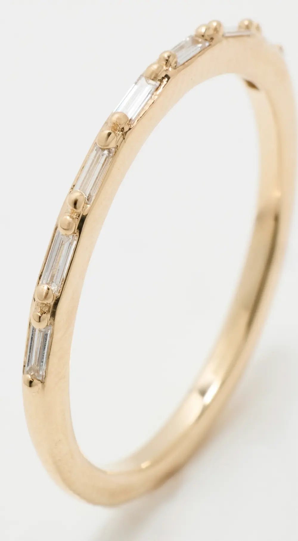 Kalan by Suzanne Kalan 14k Horizontal Diamond Baguette Ring