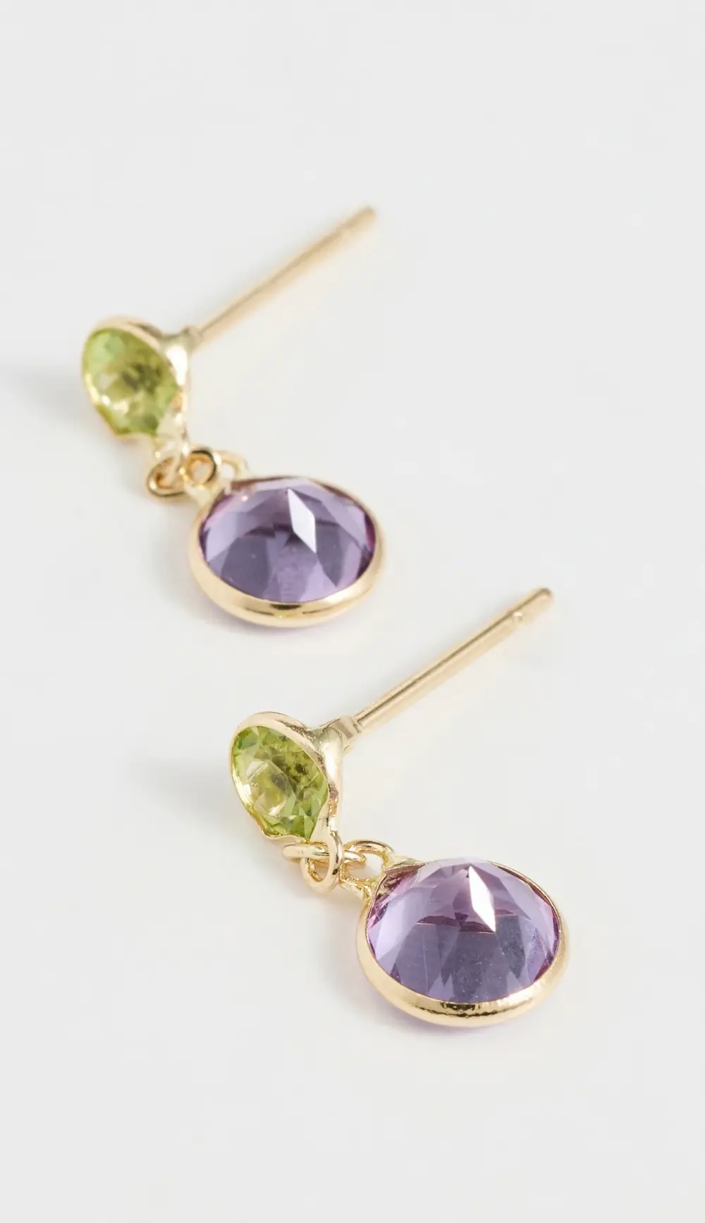 JIA JIA 18k Amethyst Sphere Drop Earrings