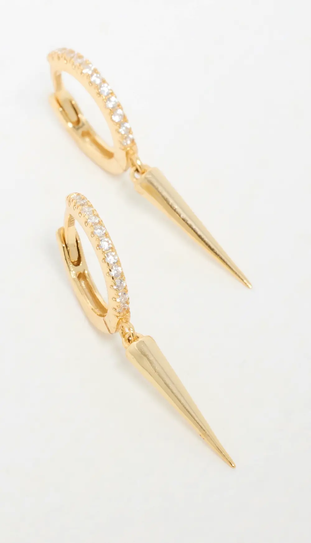 SHASHI Dagger Hoop Earrings