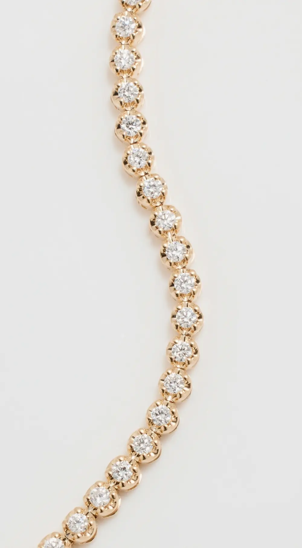 EF Collection 14k Diamond Segment Mini Link Bracelet