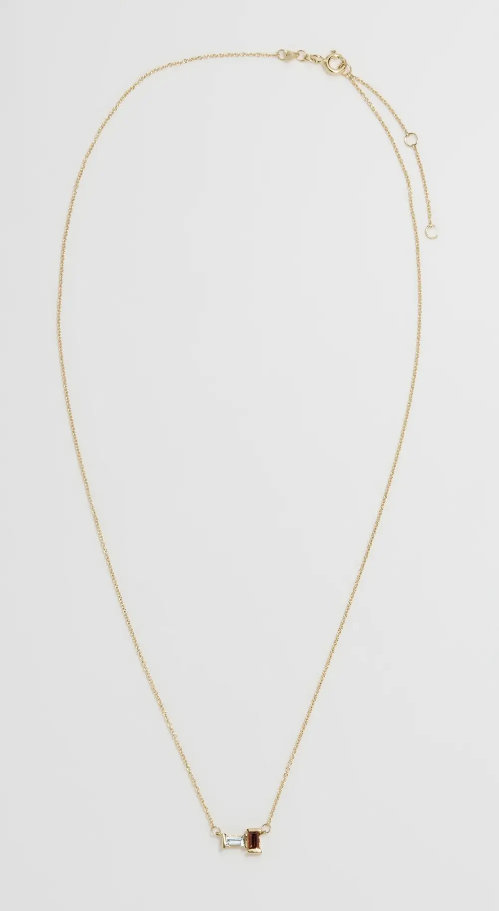 ALIITA Tu Y Yo Baguette Necklace