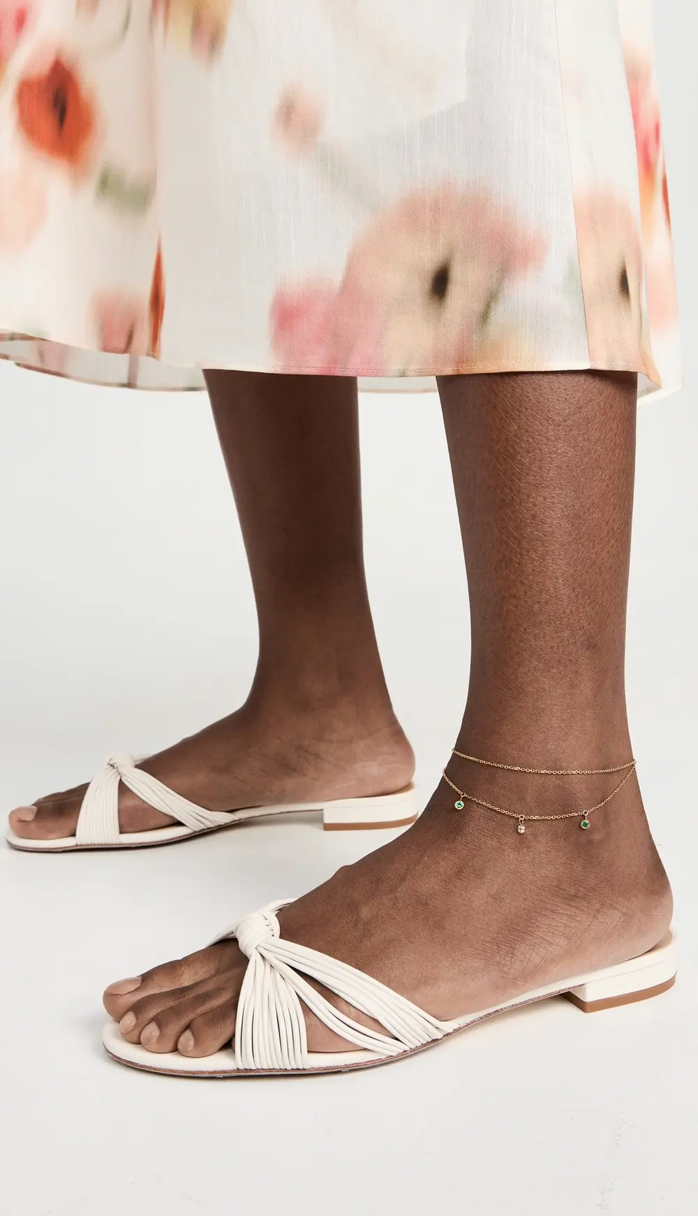 Isa Grutman 14k Double Chain Anklet