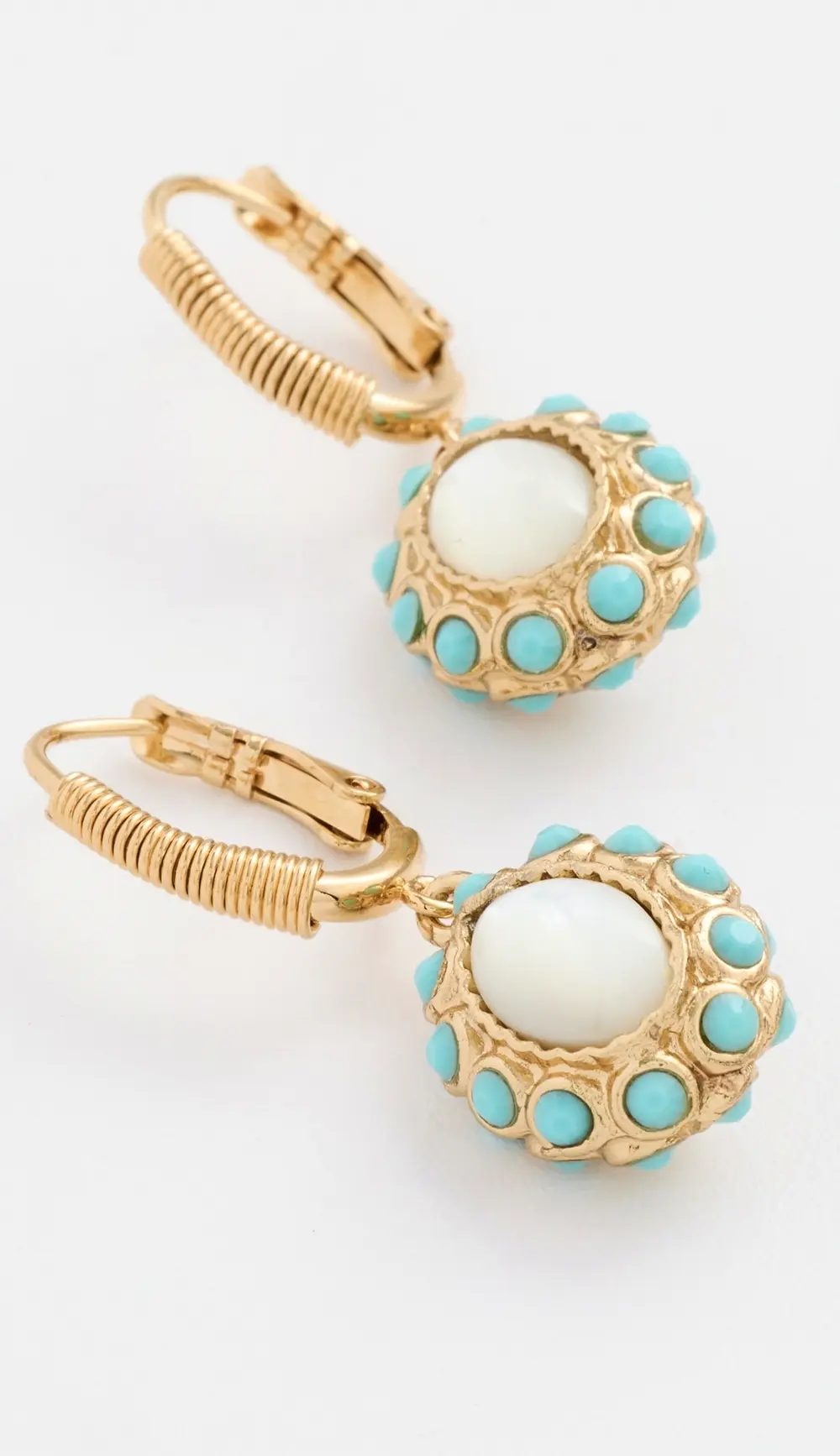 GAS Bijoux Tao Splash Gold-Plated Earrings