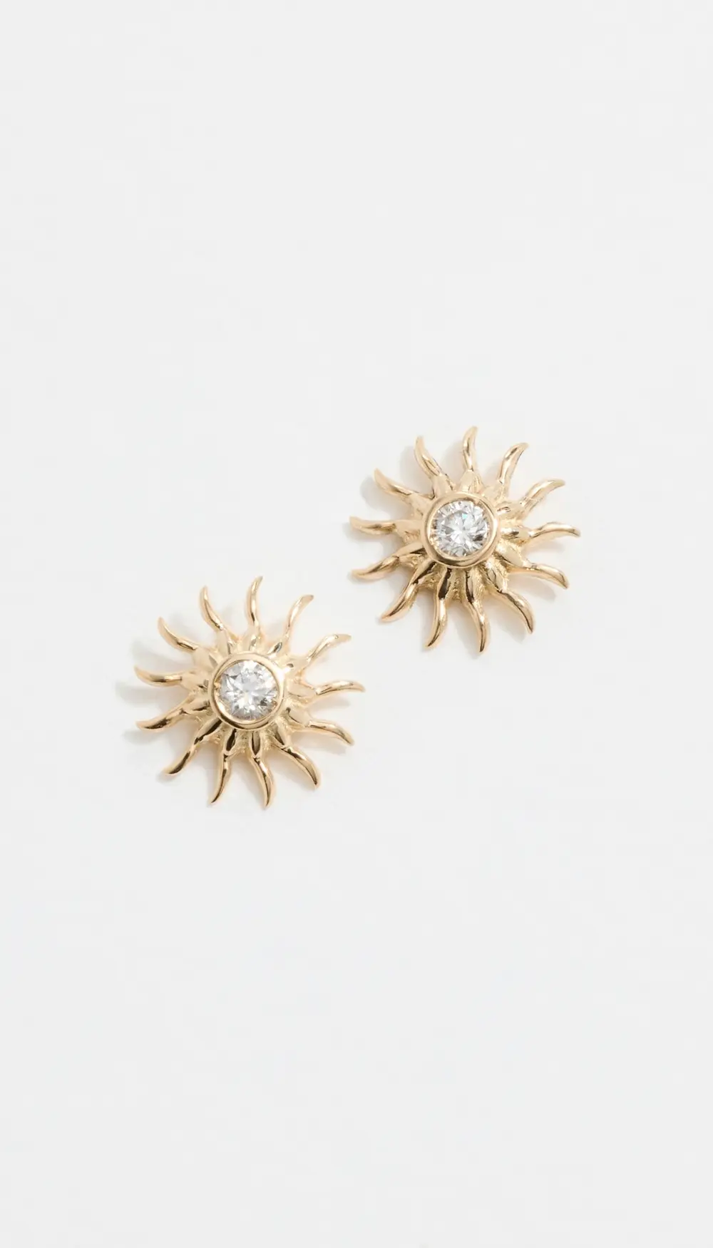 Marlo Laz 14k Sun Studs