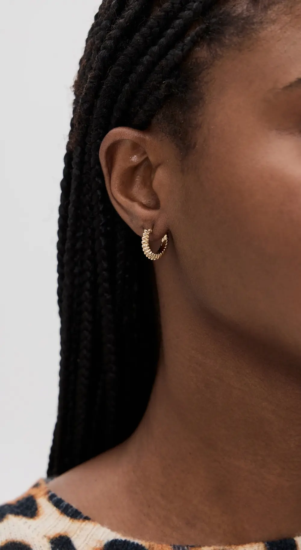 Ariel Gordon Jewelry Ridged Knife Edge Helium Hoops