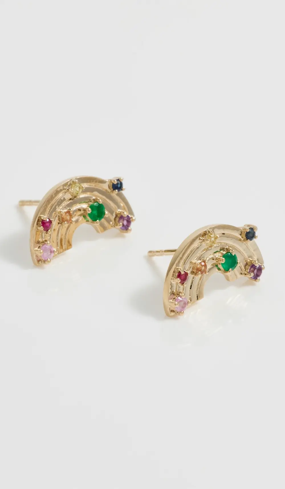 Sydney Evan 14k Rainbow Studs