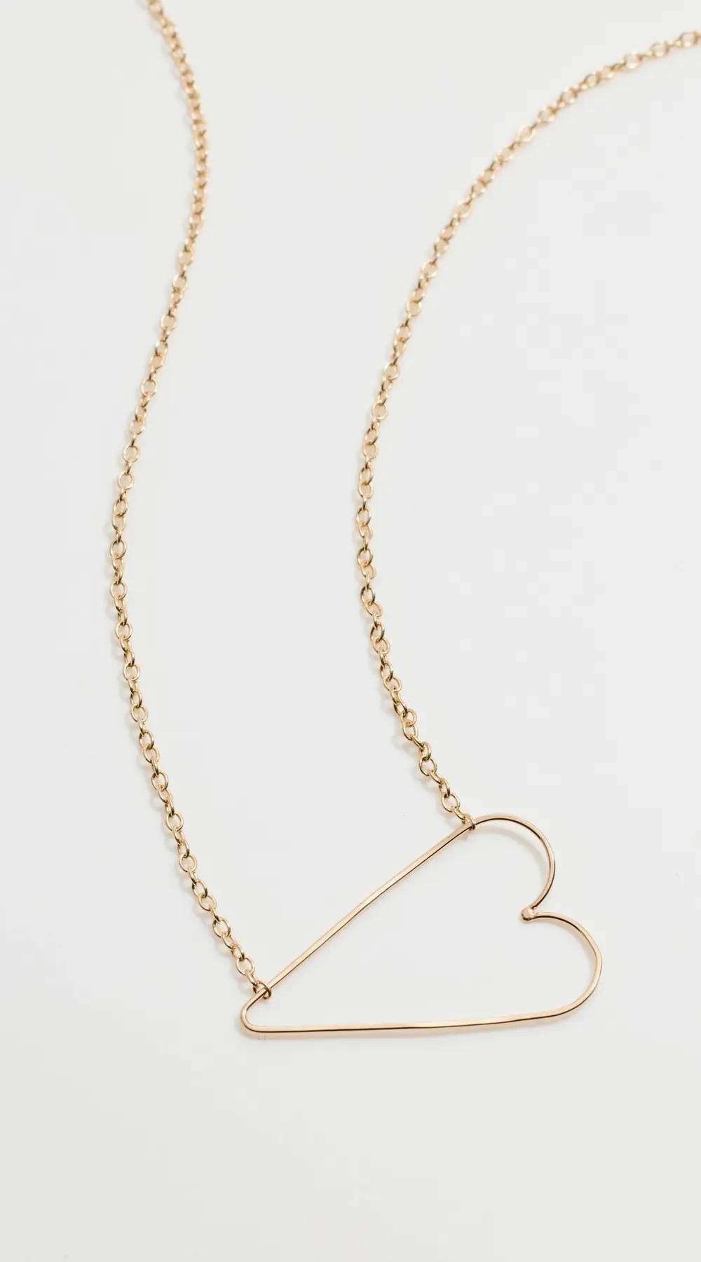 Zoe Chicco 14k Tiny Anchored Heart Necklace