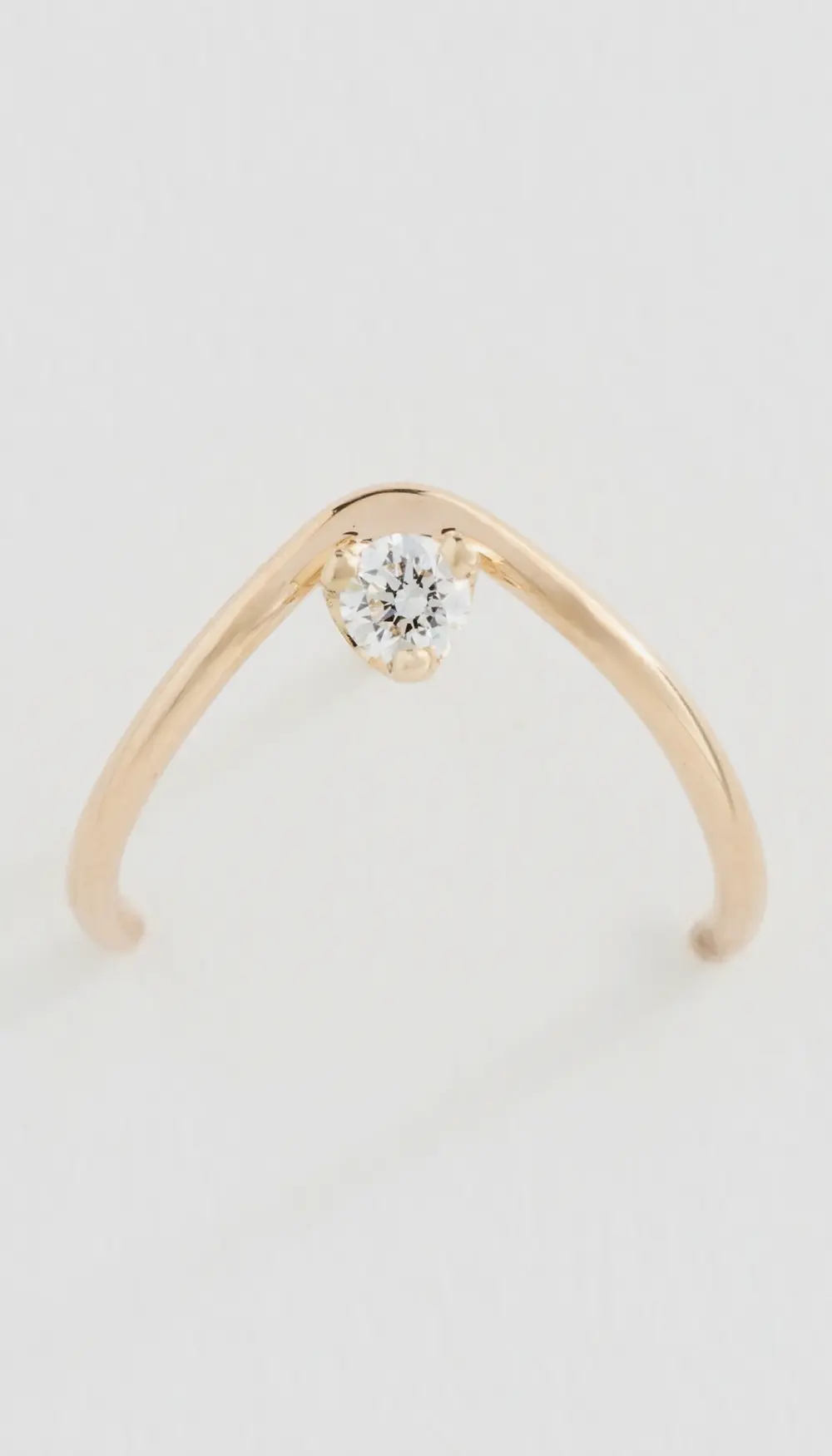 Zoe Chicco 14k Gold Wave Diamond Single Earring