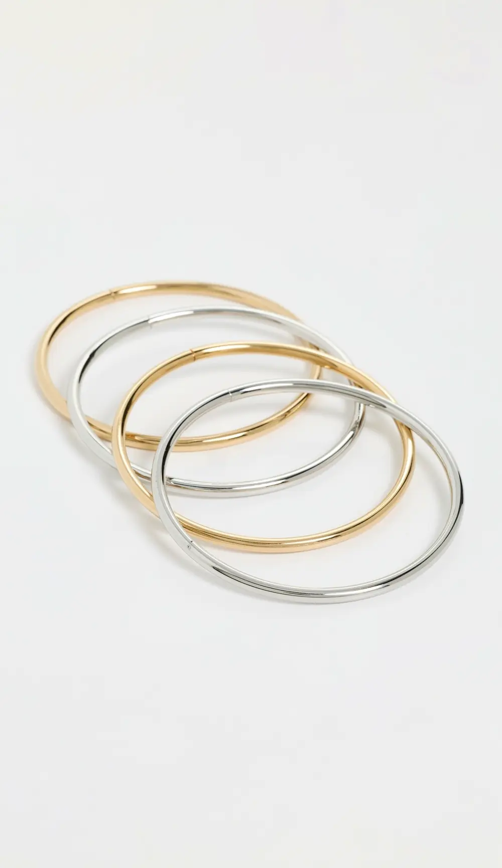 SHASHI Bangle Two Toned Bracelet Set