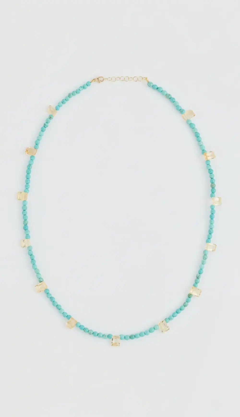 JIA JIA 14k Turquoise Citrine Jewel Drop Necklace