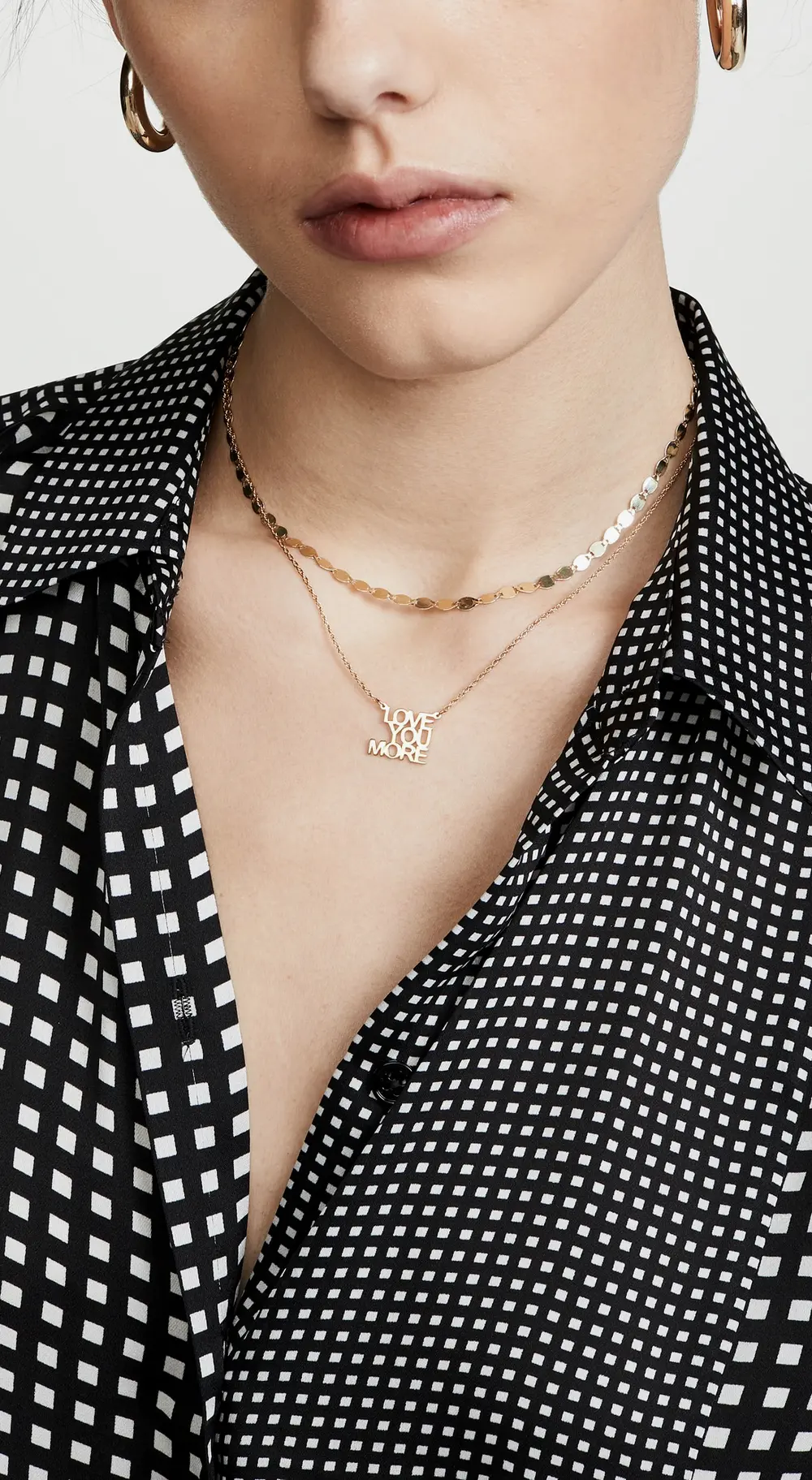 Jennifer Zeuner Jewelry Love You More Mini Necklace and Love You More Mini Pendant