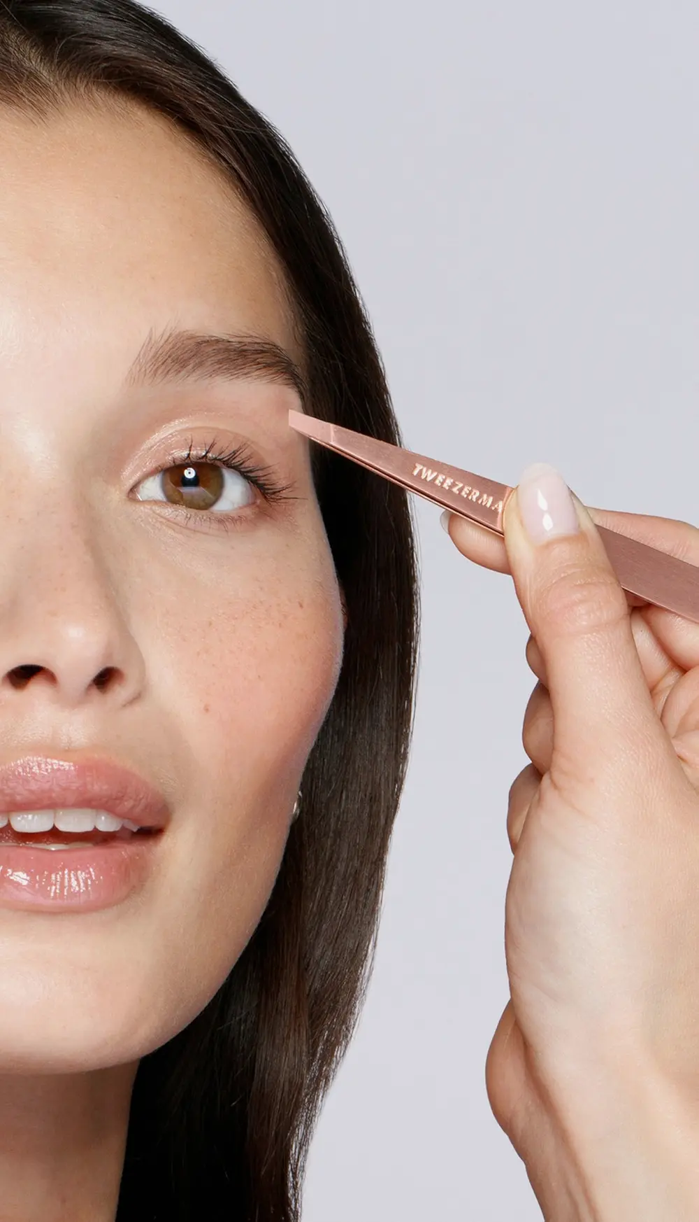 Tweezerman Rose Gold Brow and Lash Set