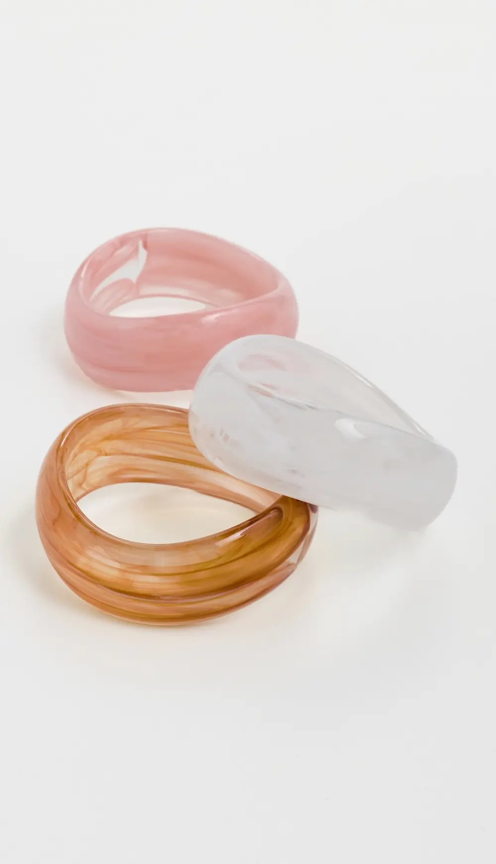 By Adina Eden Pop of Color Resin Bangle Set