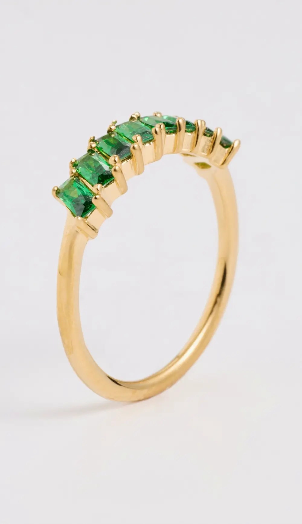Gwen Beloti Emerald Cut Baguette Ring