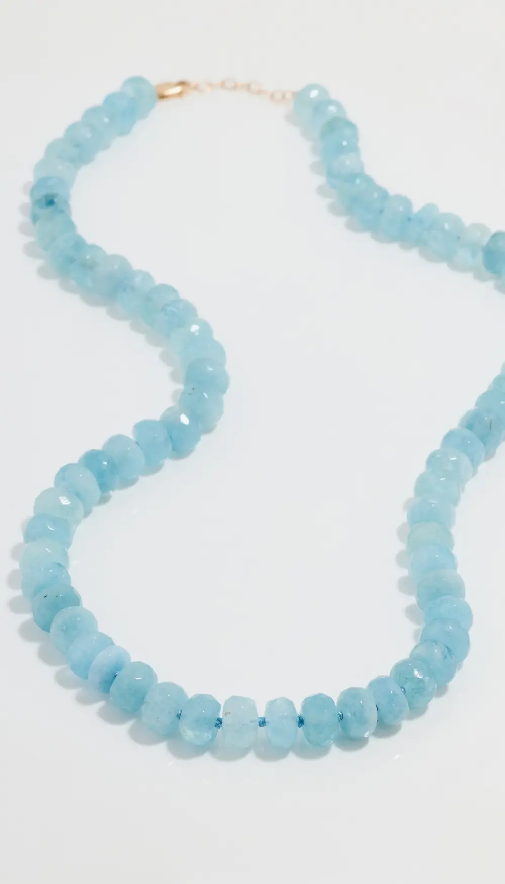 JIA JIA 14k Aquamarine Crystal Necklace