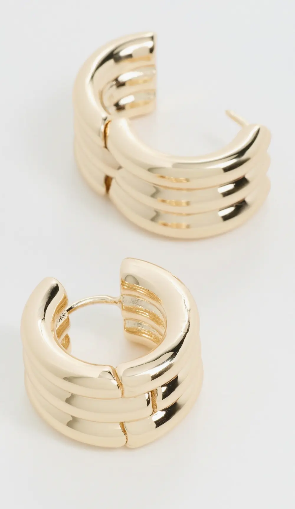 Roxanne Assoulin The Triple Tube Huggie Earrings