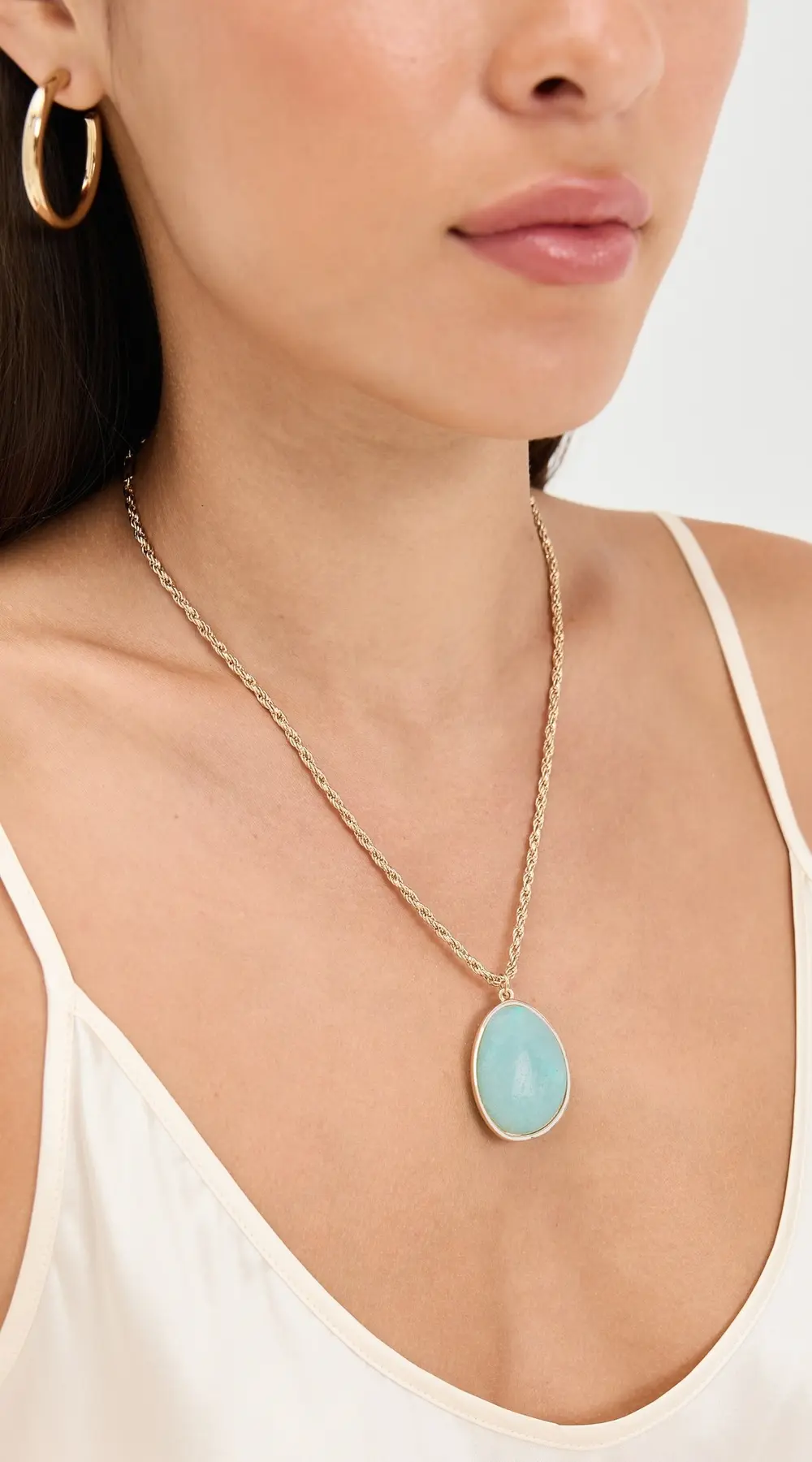 Ettika Amazonite Pendant Necklace