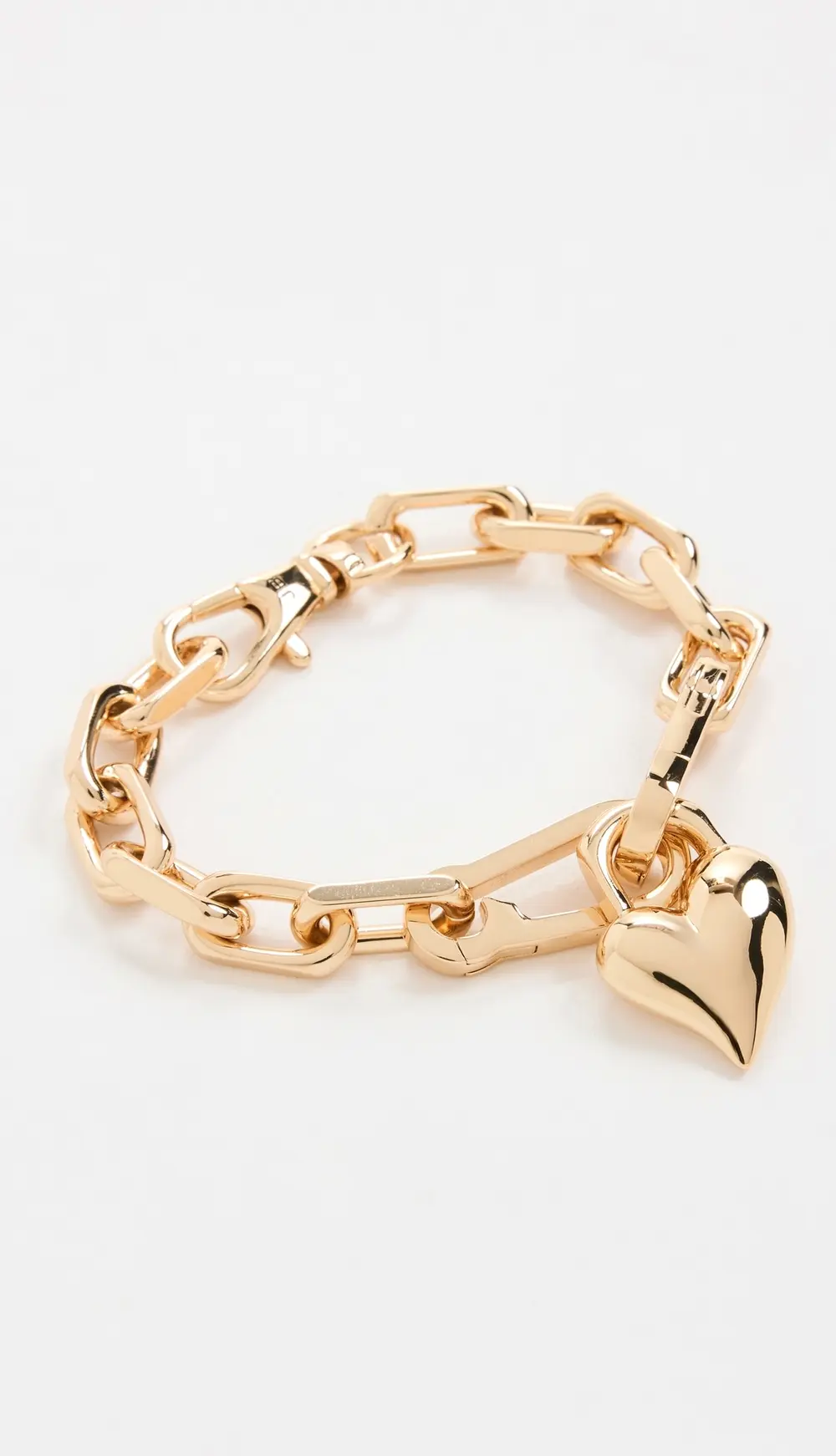 JENNY BIRD Padlock Heart Chain Bracelet