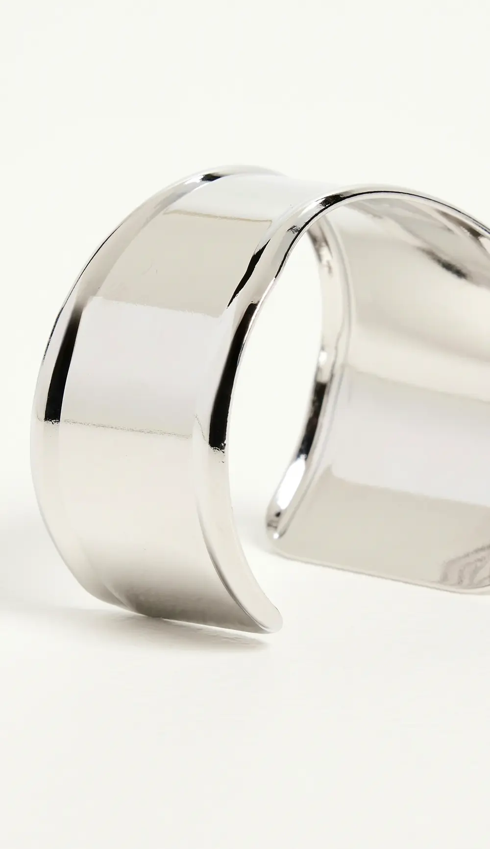 By Adina Eden Indented Curved Wide Bangle Bracelet