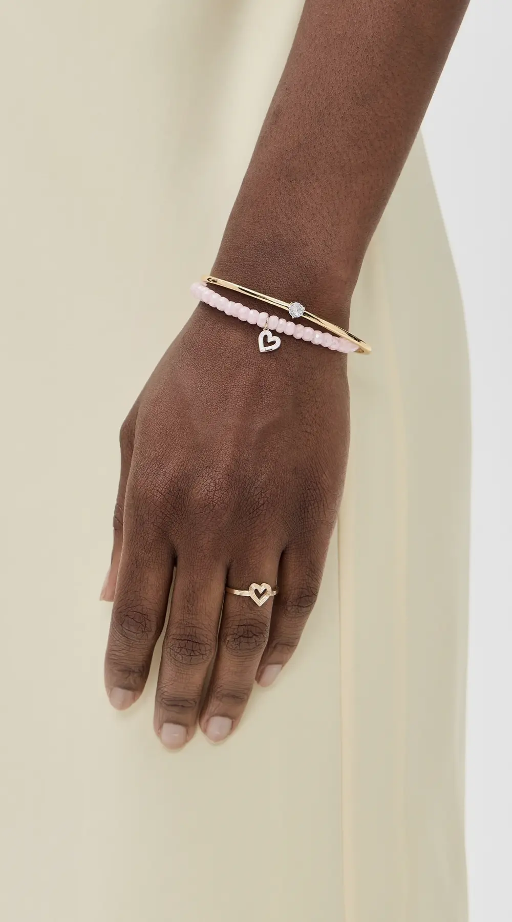 Sydney Evan 14k Open Heart Ring