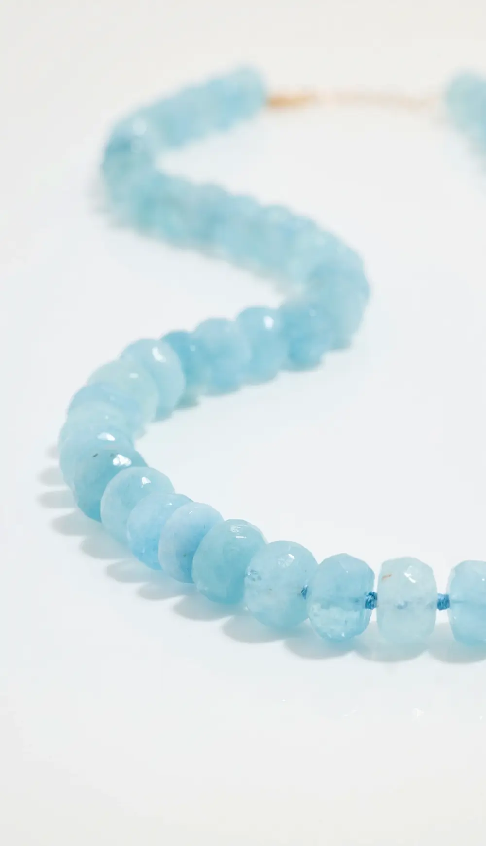 JIA JIA 14k Aquamarine Crystal Necklace