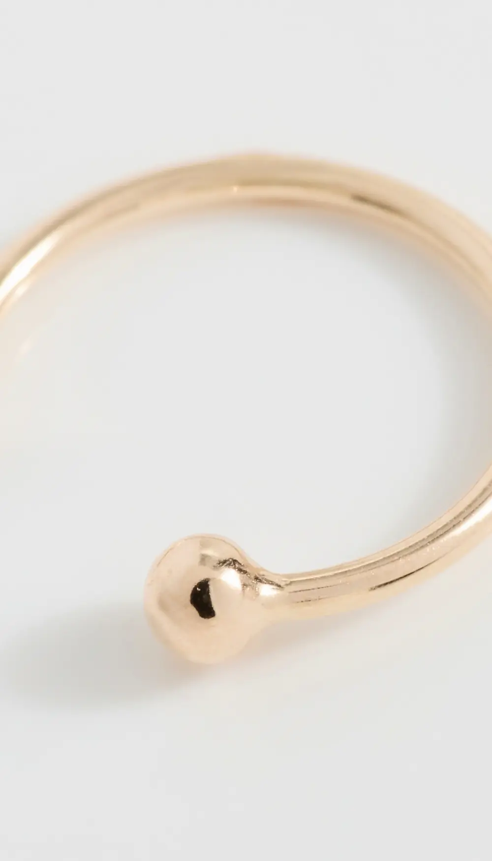 Zoe Chicco 14k Gold Ball Huggie Hoop Single Earring