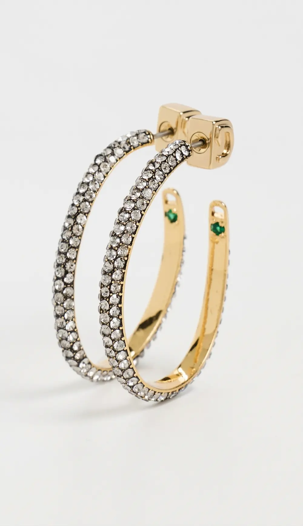 DEMARSON Calypso Pave Mini Earrings