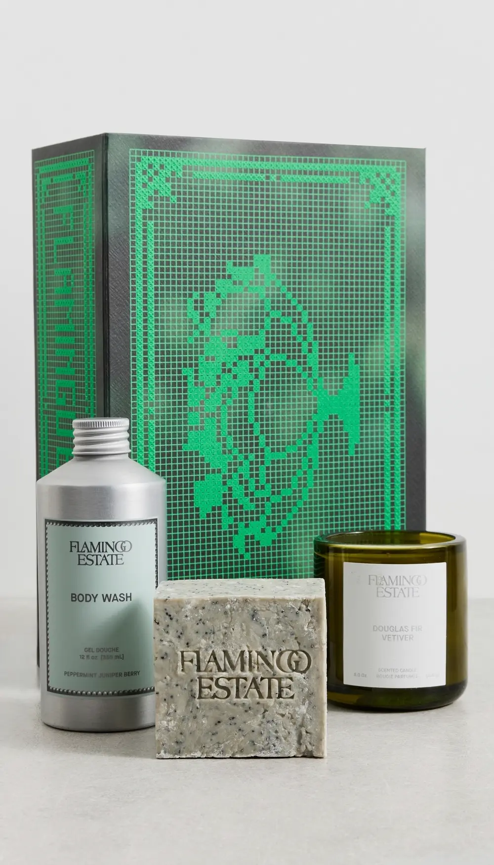 Flamingo Estate Douglas Fir & Peppermint Morning Set