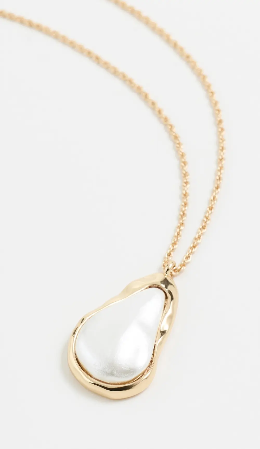 Ettika Hidden Pearl Pendant Necklace
