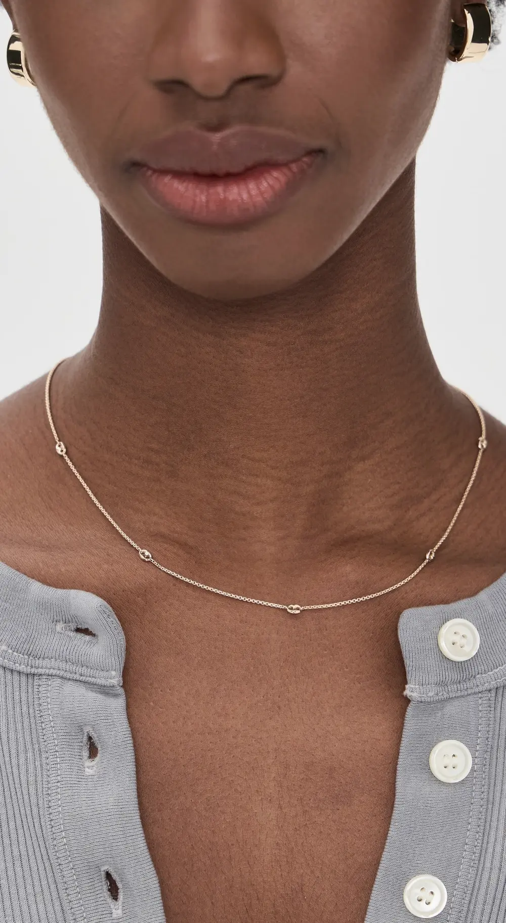 Zoe Chicco 14k Gold Mariner Box Chain Necklace