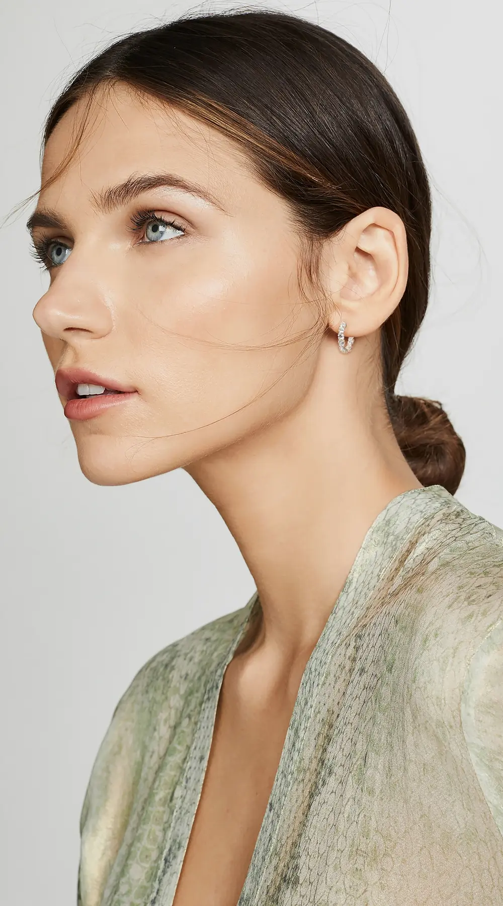 By Adina Eden Mini Round Hoop Earrings